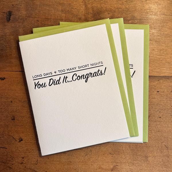 Graduation set of 12 assorted cards